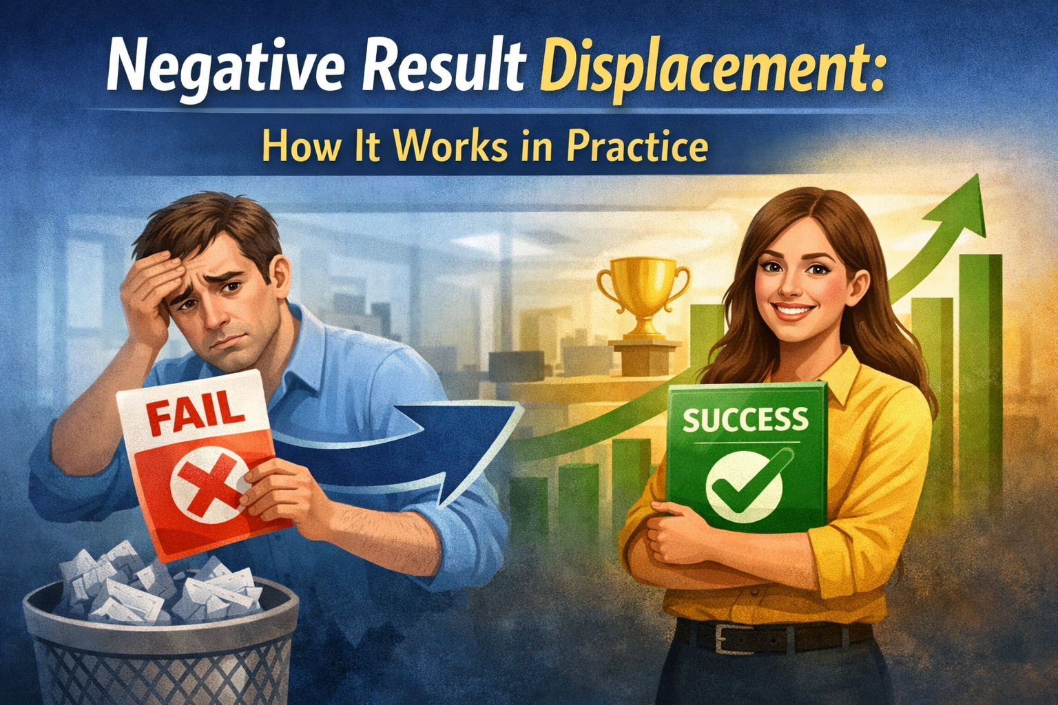 Negative result Displacement